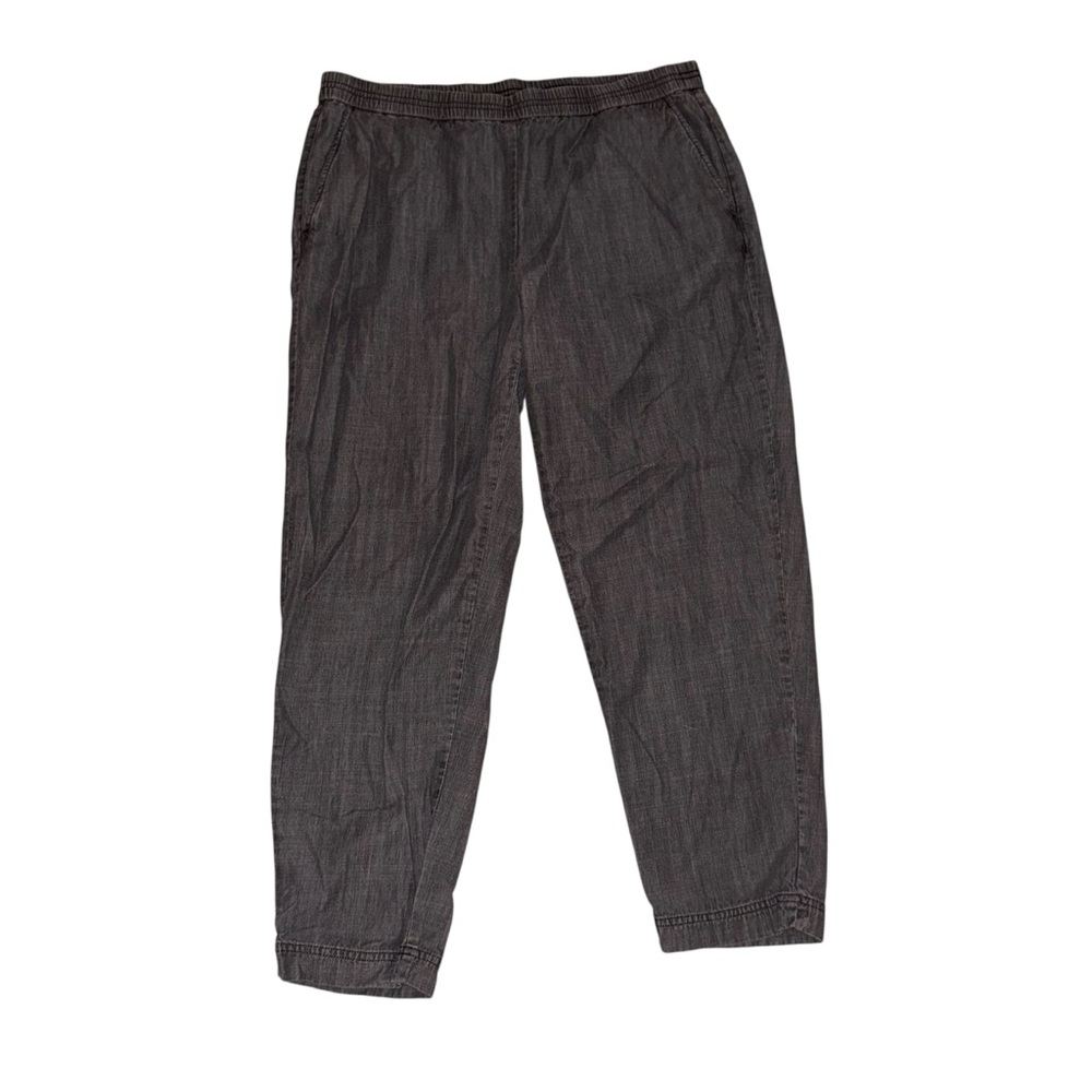 Eileen Fisher tencel organic cotton blend pull-on pants jogger M